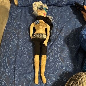 Unique Handmade Art Doll "Fishbone" Character Doll Whimsical Gothic